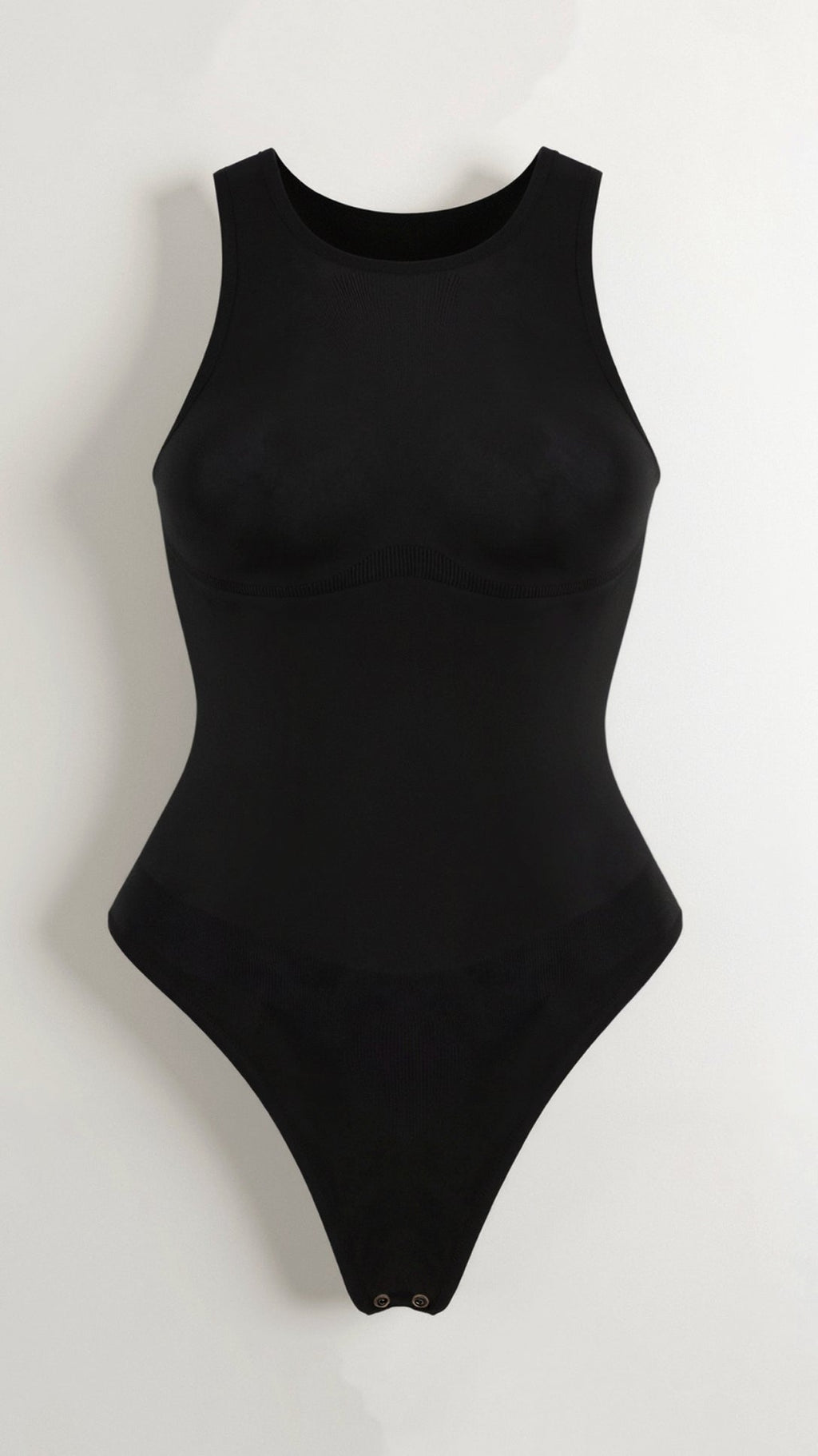 Body Tanga con Cuello Redondo