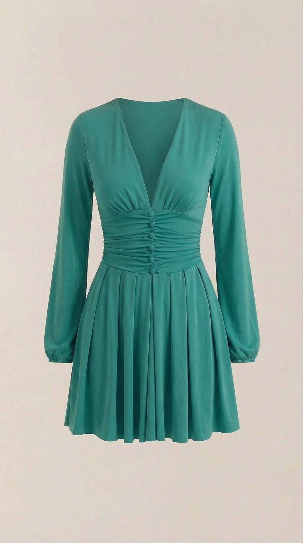 Vestido Mini Tricia con Escote en V