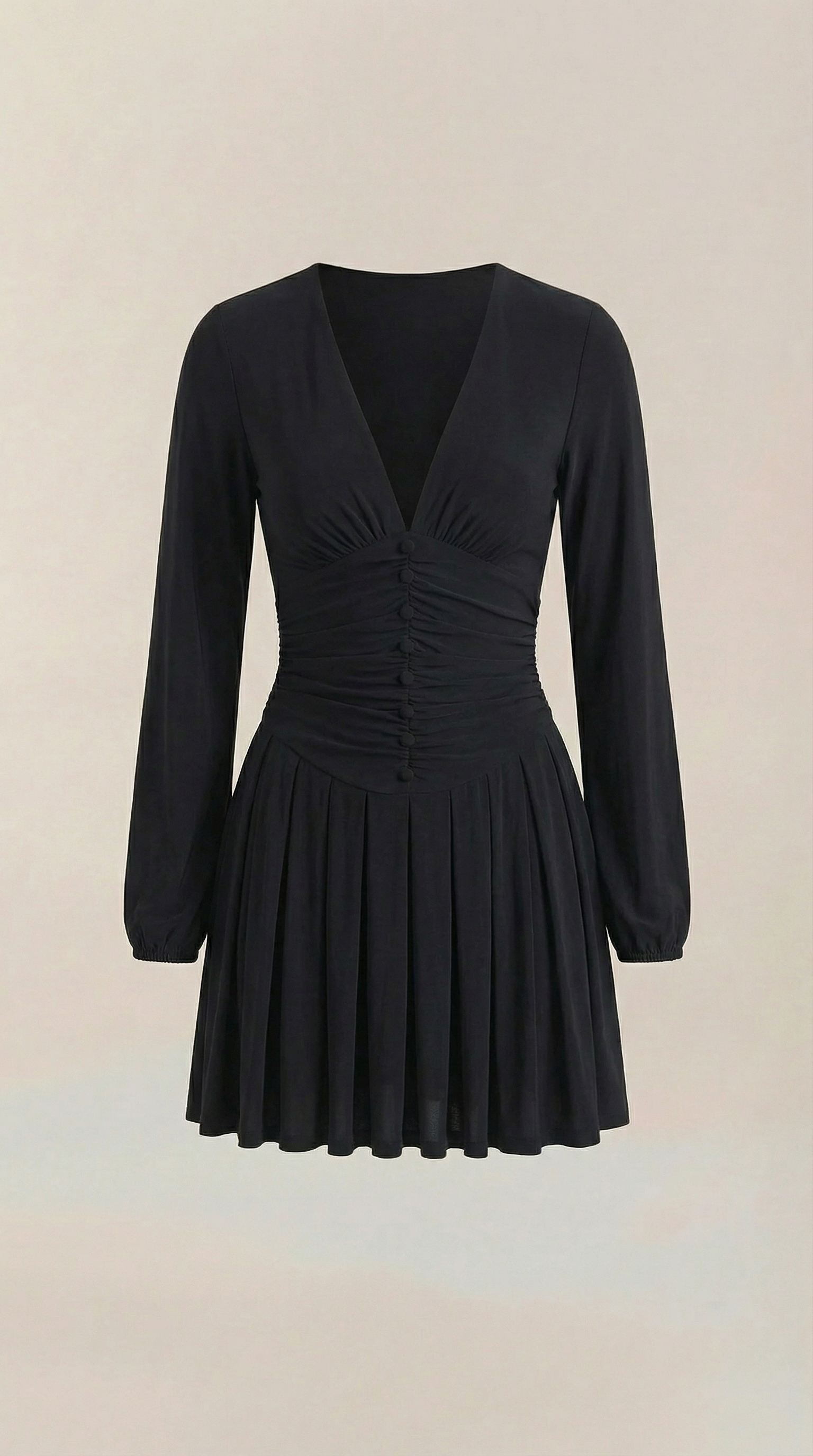 Vestido Mini Tricia con Escote en V