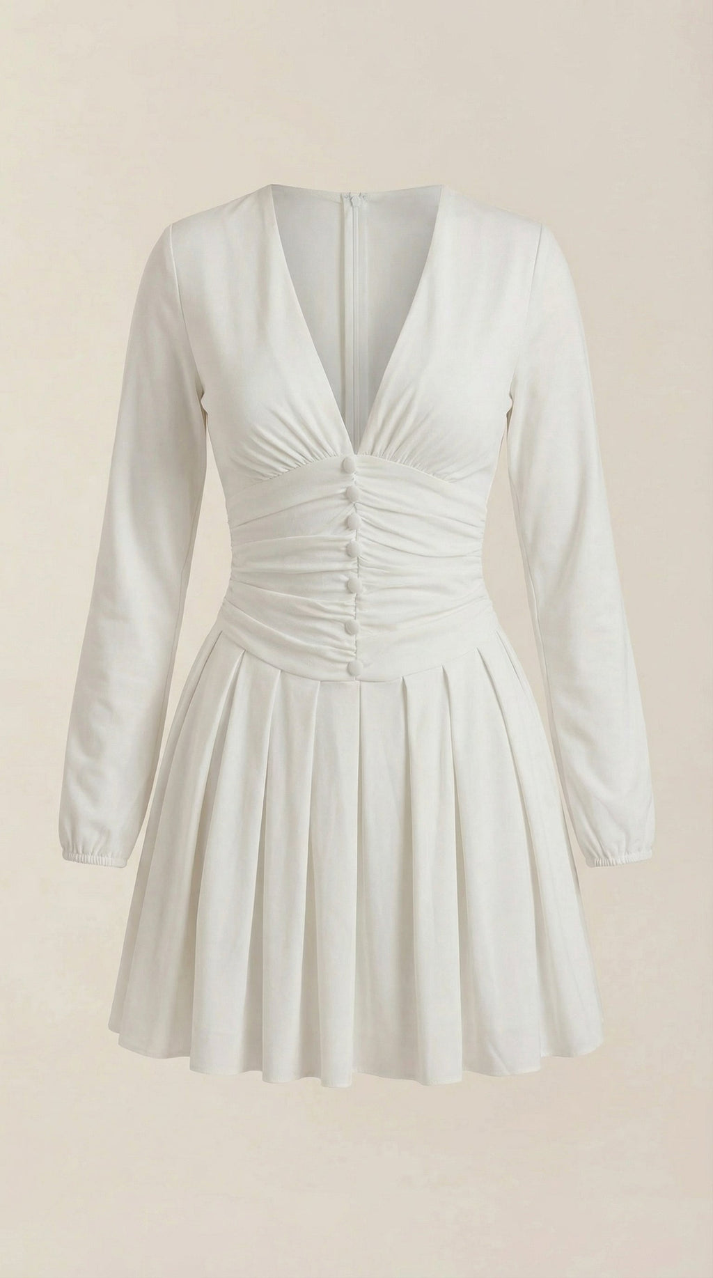 Vestido Mini Tricia con Escote en V