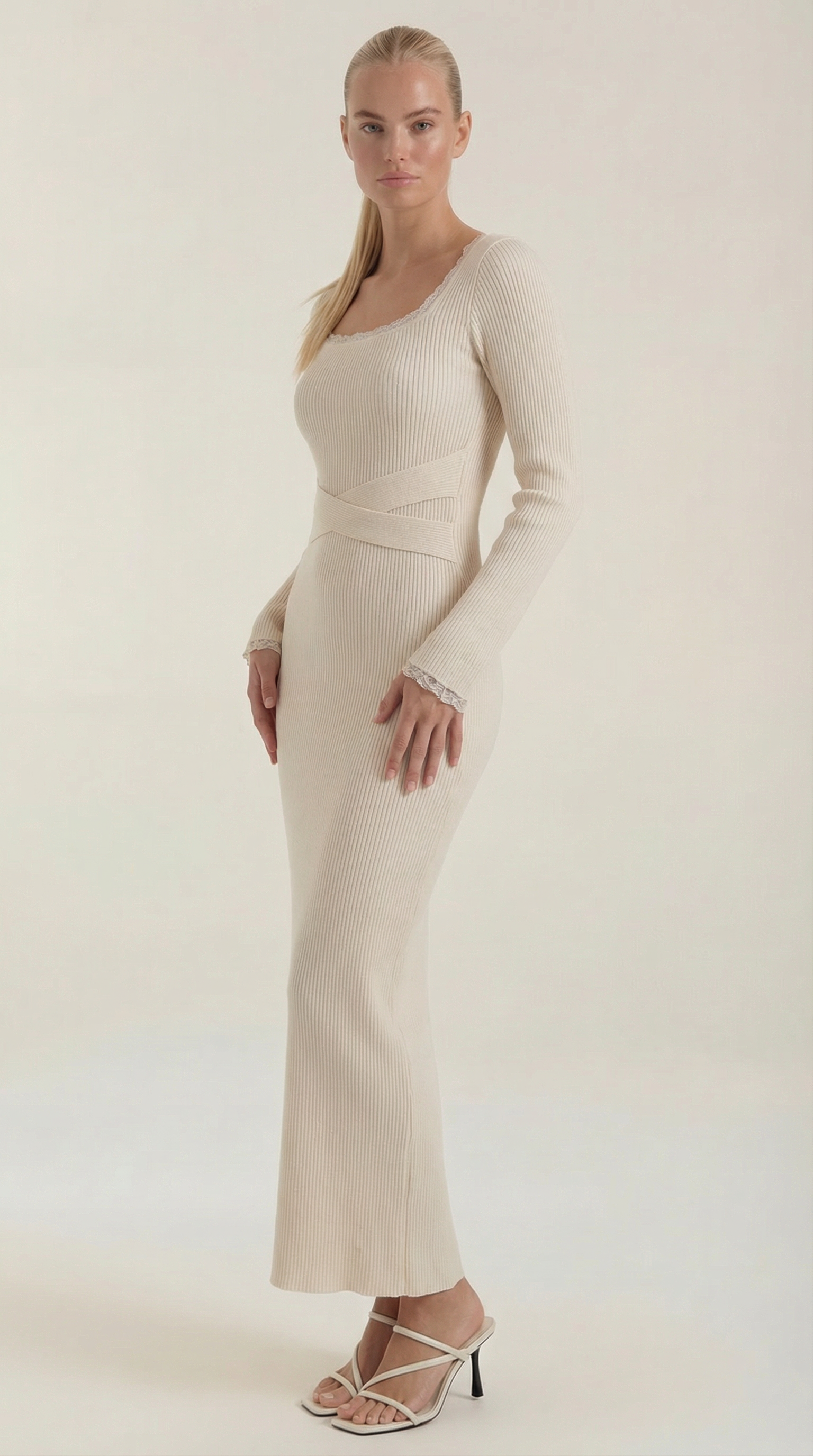 Vestido Maxi Wilma de Punto Canalé