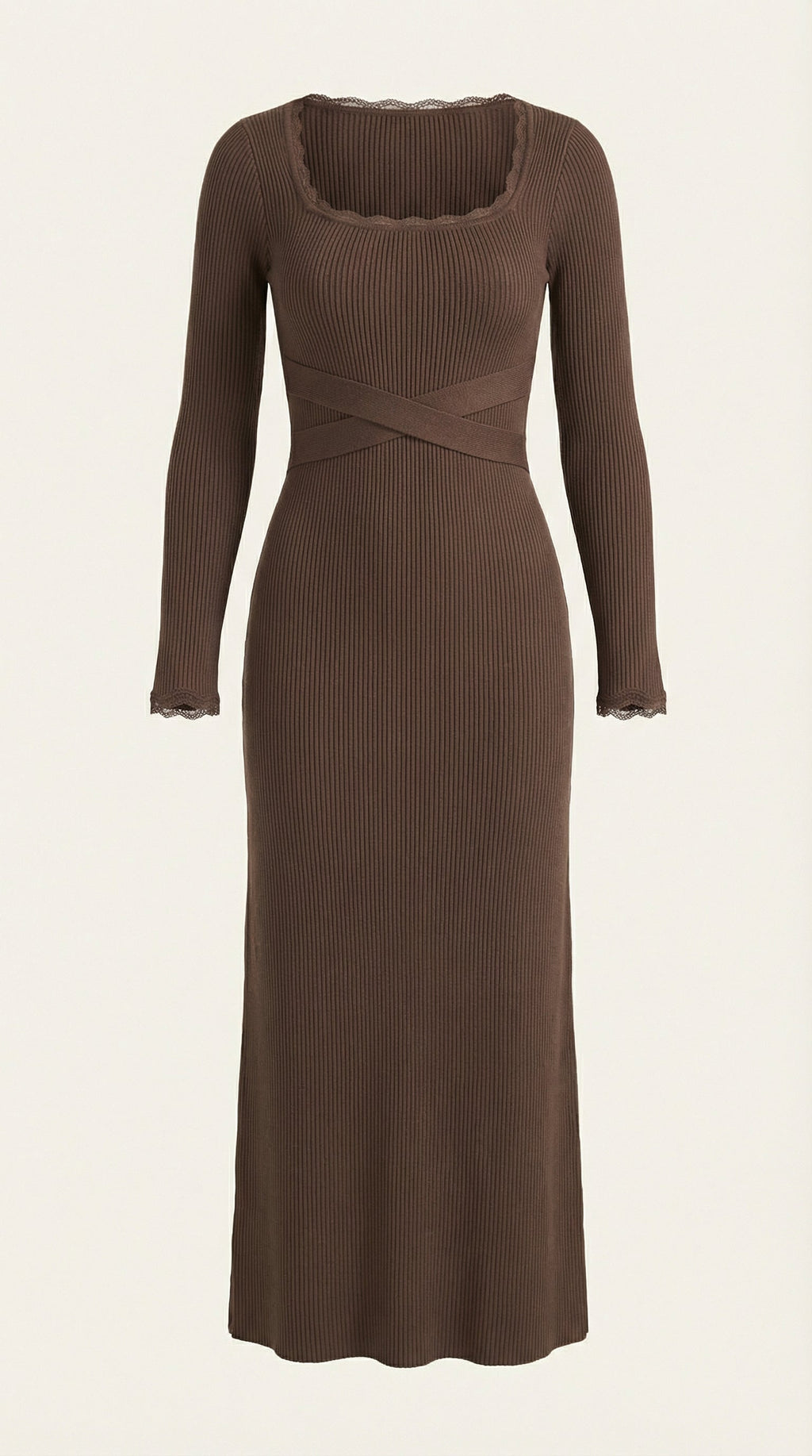 Vestido Maxi Wilma de Punto Canalé