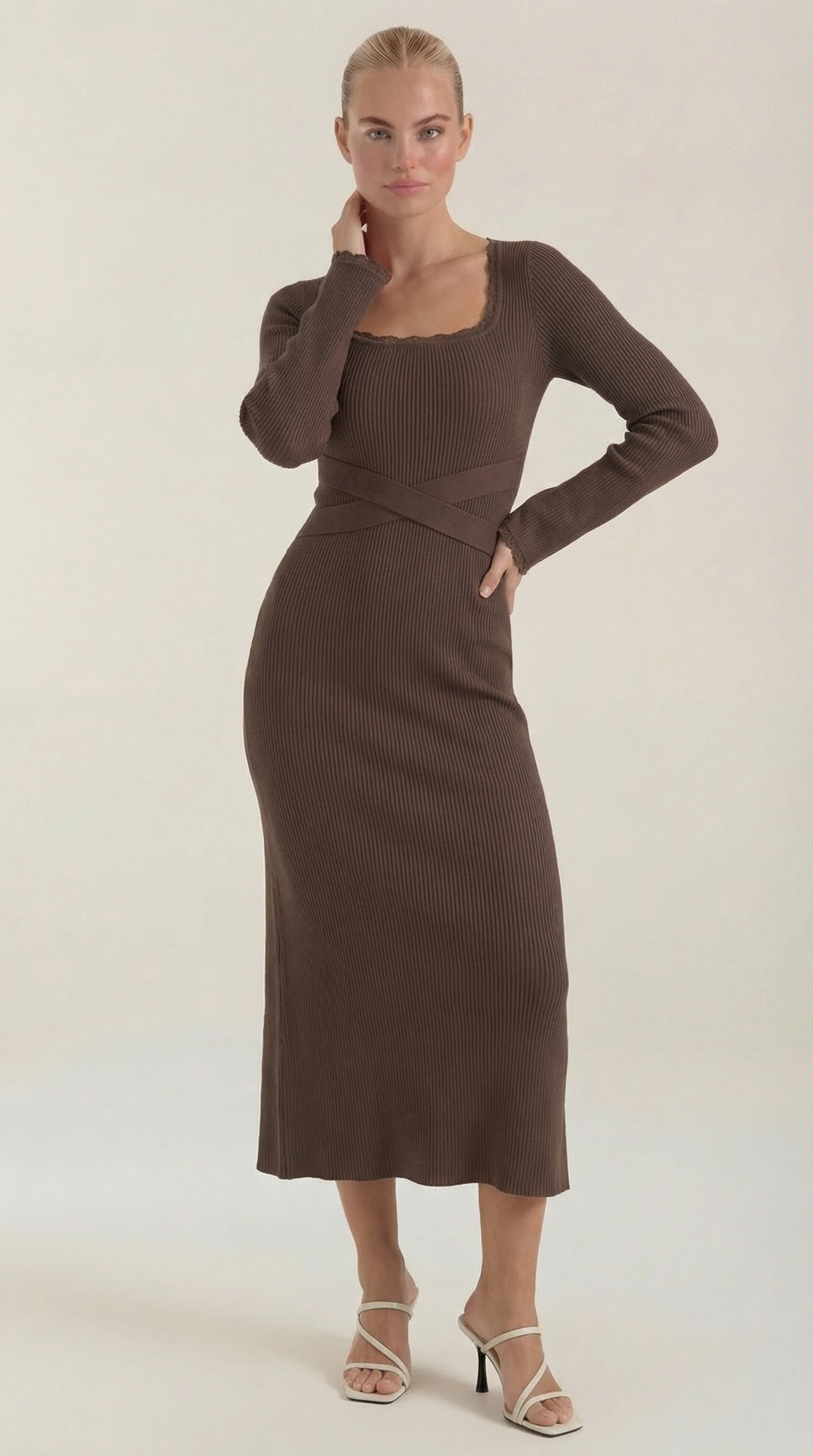 Vestido Maxi Wilma de Punto Canalé