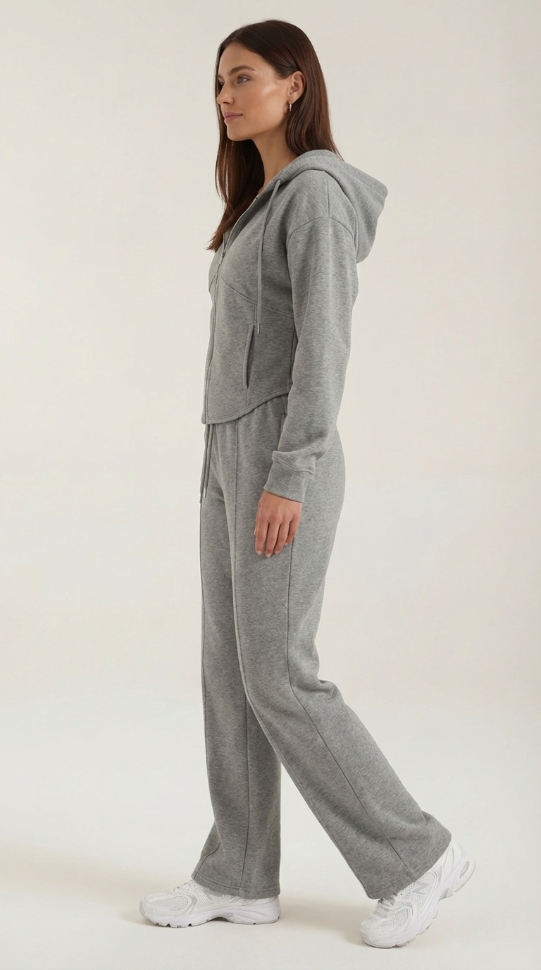 Conjunto Yolanda de Sudadera y Pantalón Ancho