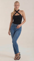 Top Allison con Tirantes Halter Cruzados