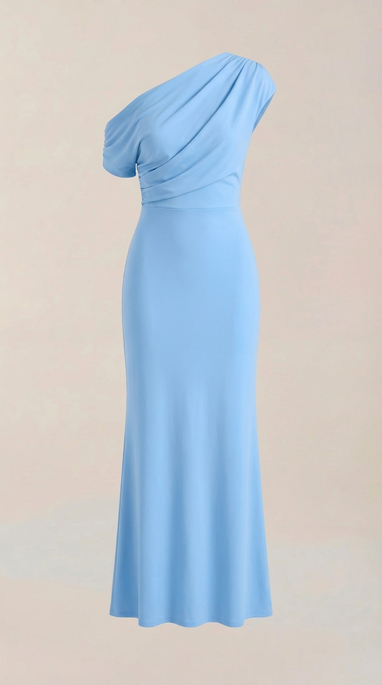 Vestido Maxi Candice de Un Hombro