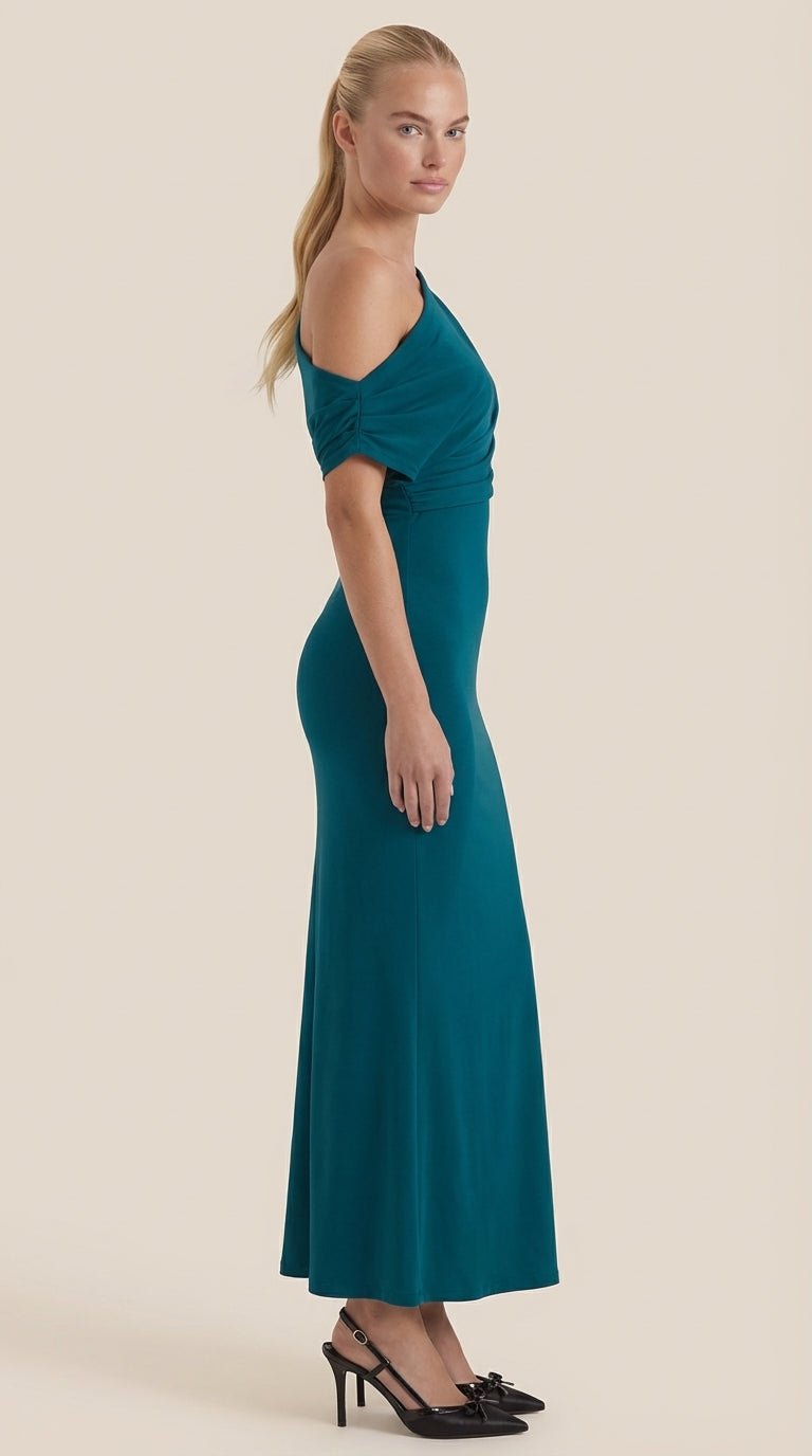 Vestido Maxi Candice de Un Hombro