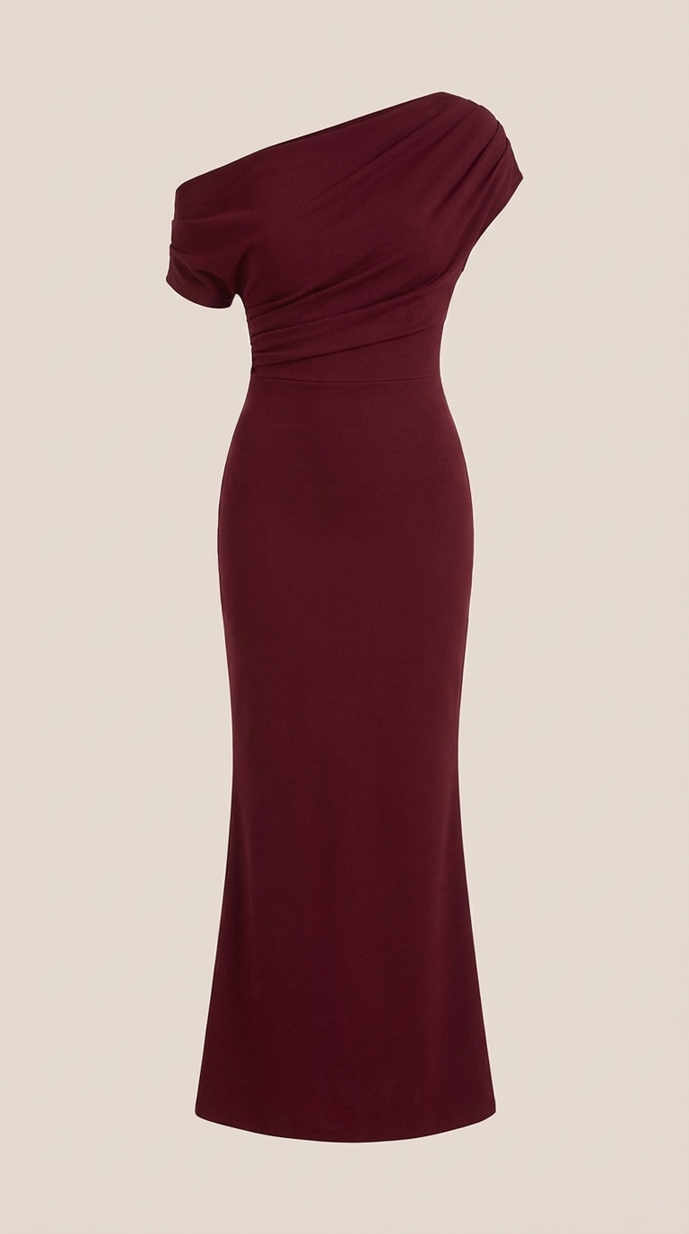 Vestido Maxi Candice de Un Hombro