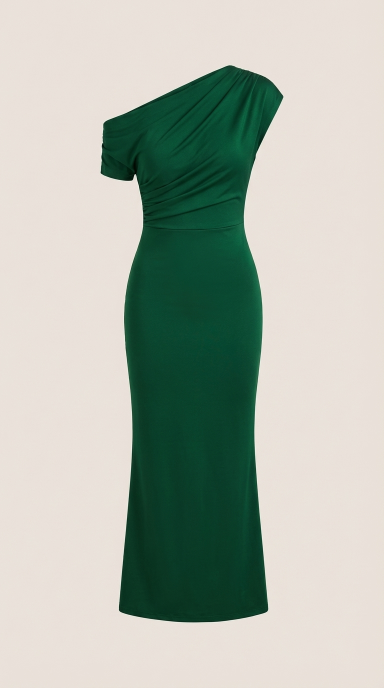 Vestido Maxi Candice de Un Hombro