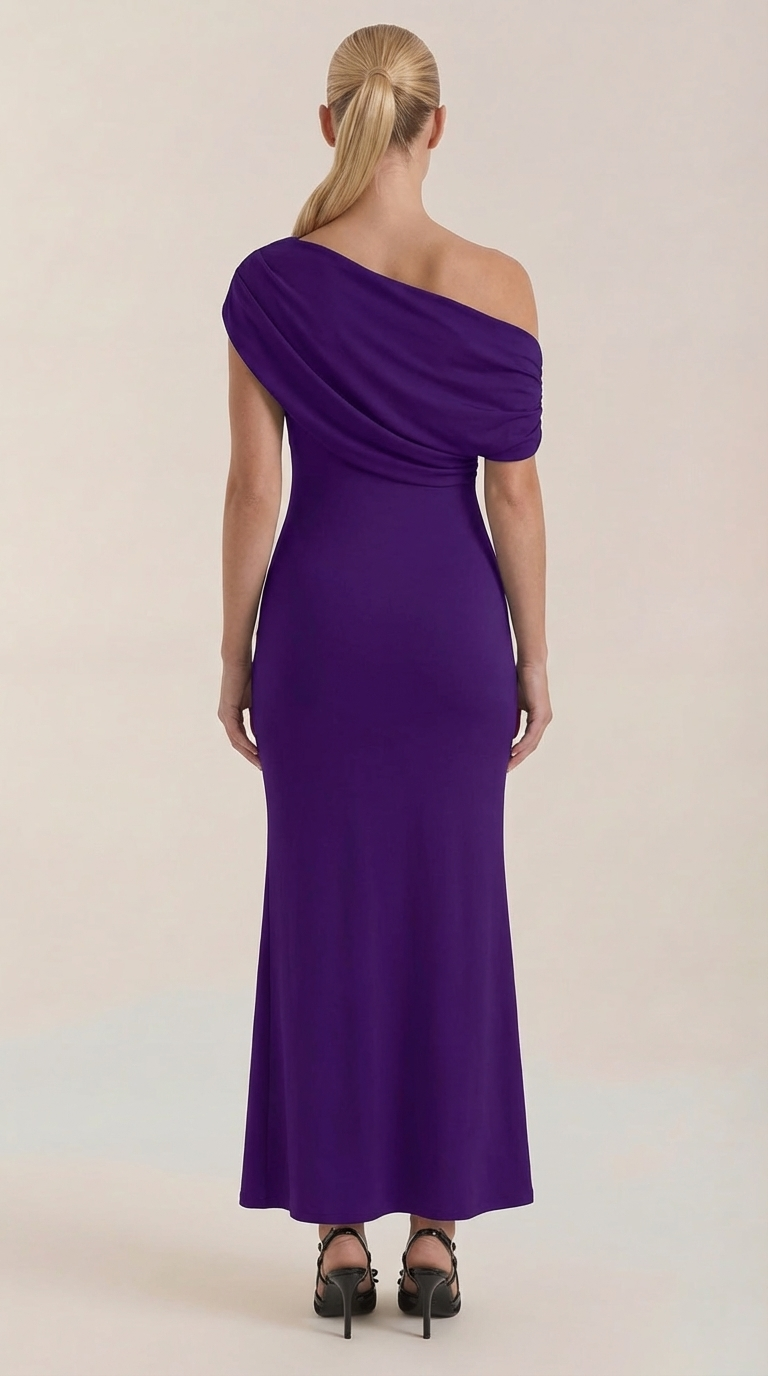 Vestido Maxi Candice de Un Hombro