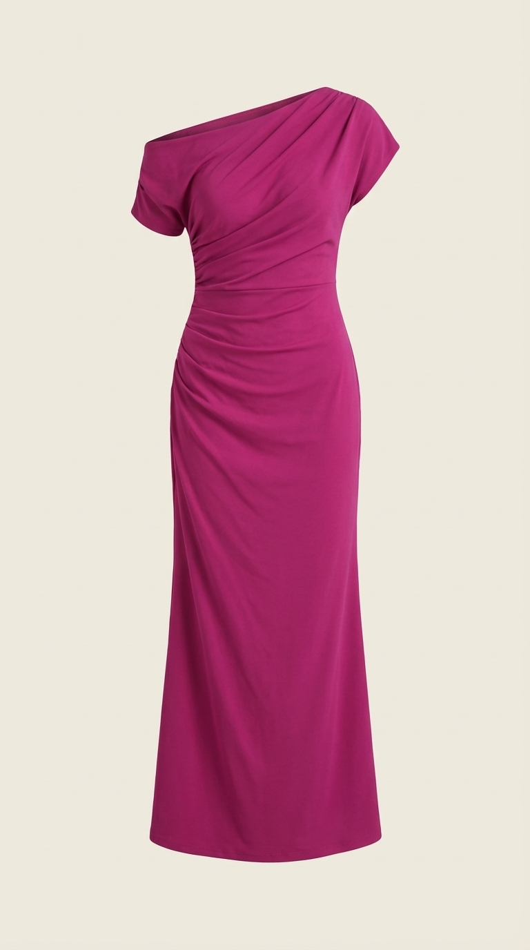 Vestido Maxi Candice de Un Hombro