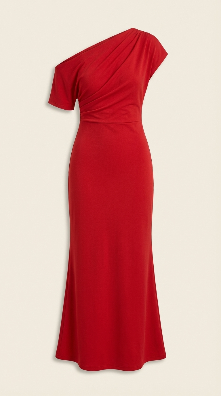 Vestido Maxi Candice de Un Hombro