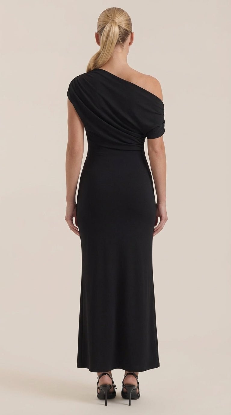Vestido Maxi Candice de Un Hombro