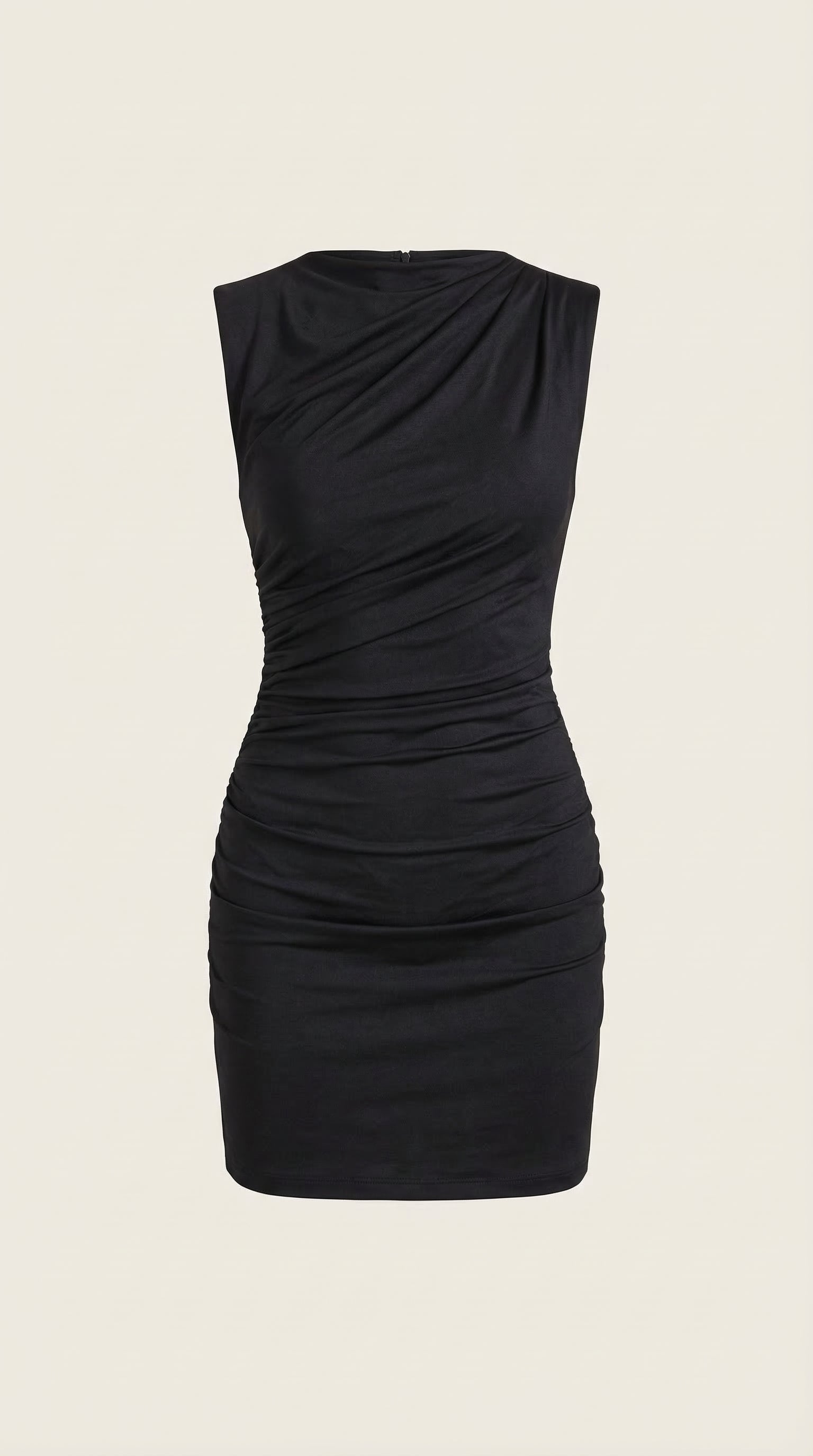 Vestido Mini Carmela con Cuello Alto