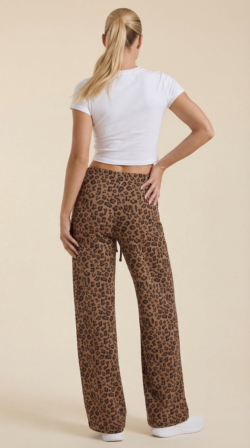 Pantalón Cleo con Estampado Leopardo