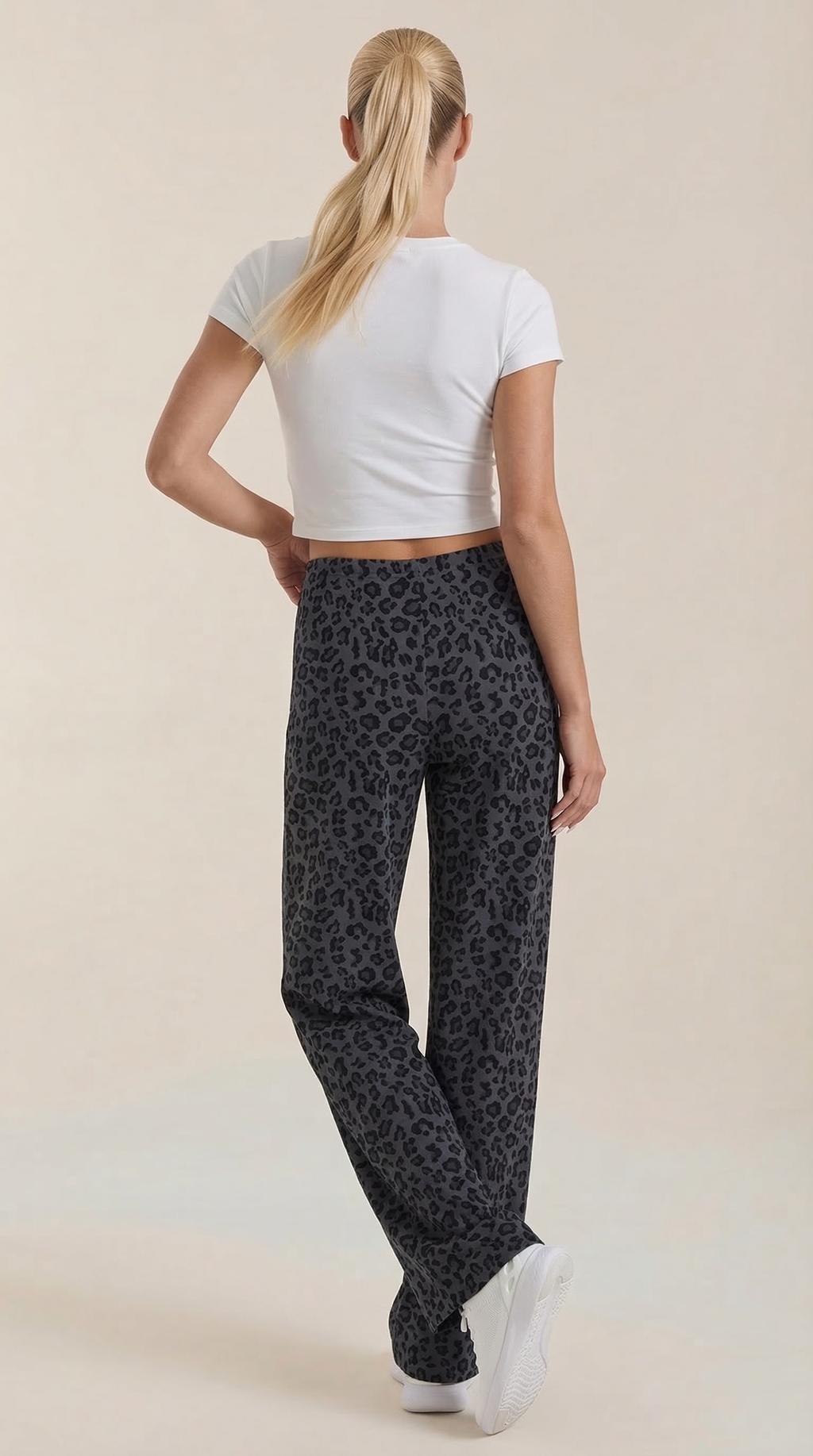 Pantalón Cleo con Estampado Leopardo