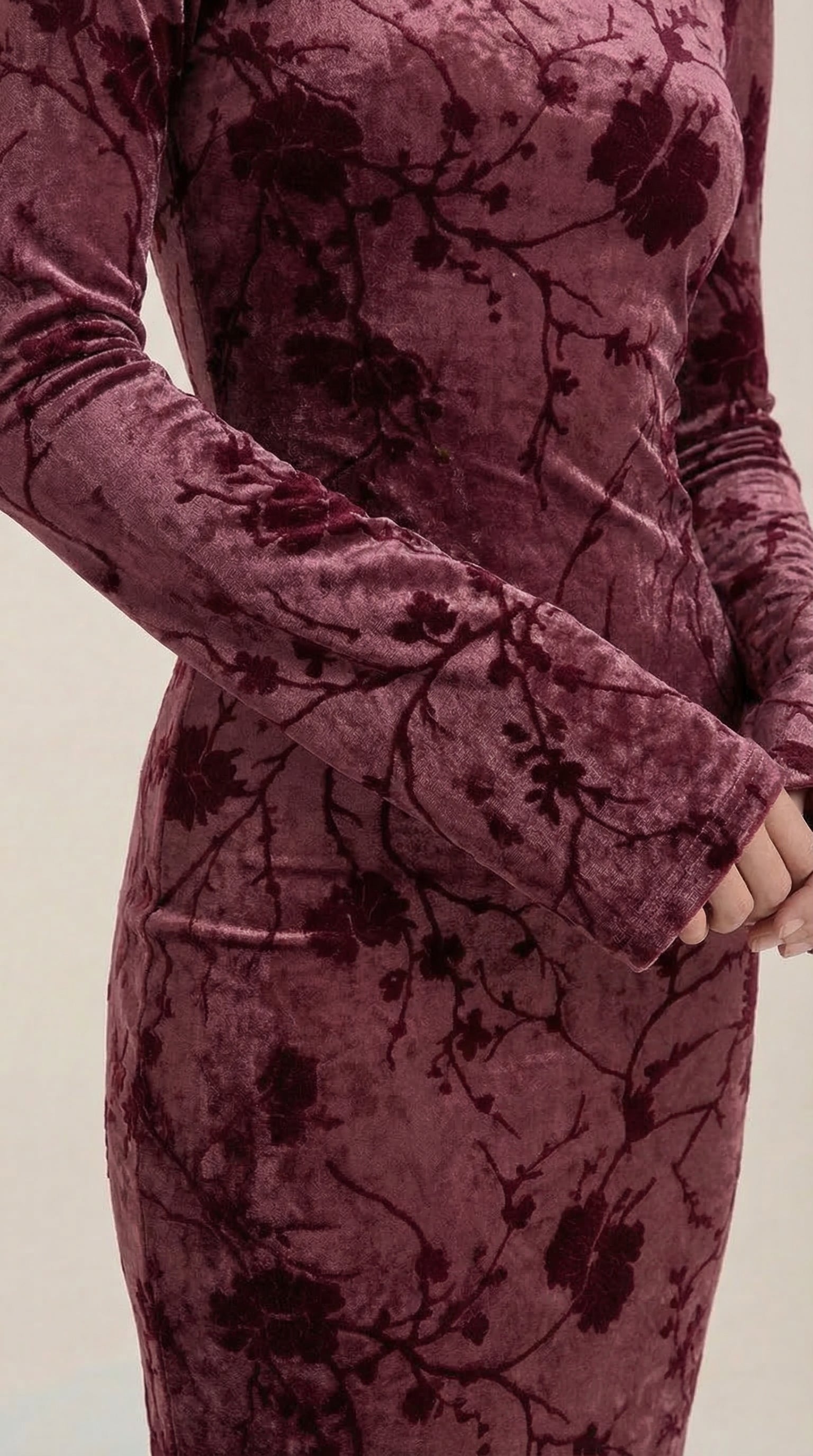 Vestido Maxi Colleen con Estampado Floral Delicado