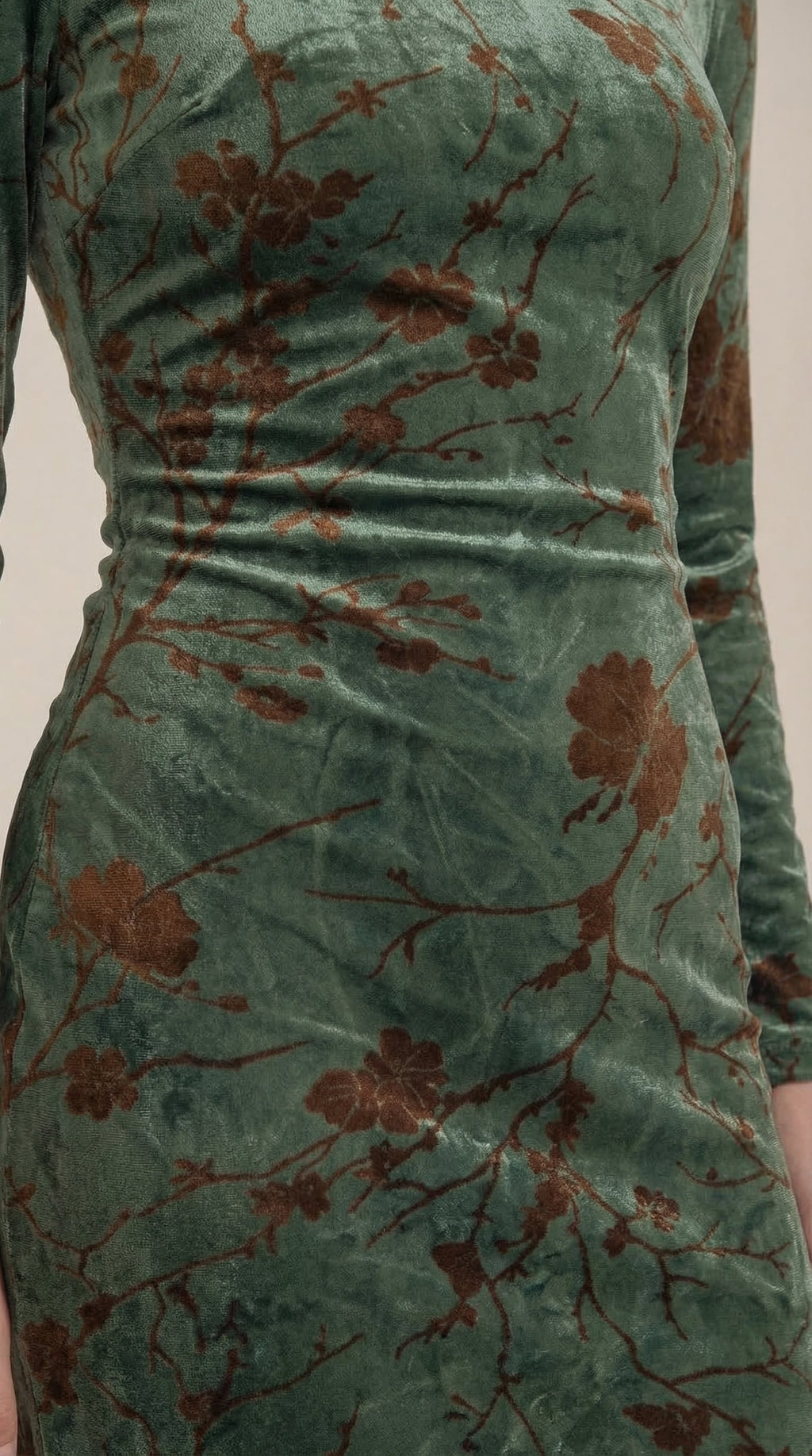 Vestido Maxi Colleen con Estampado Floral Delicado