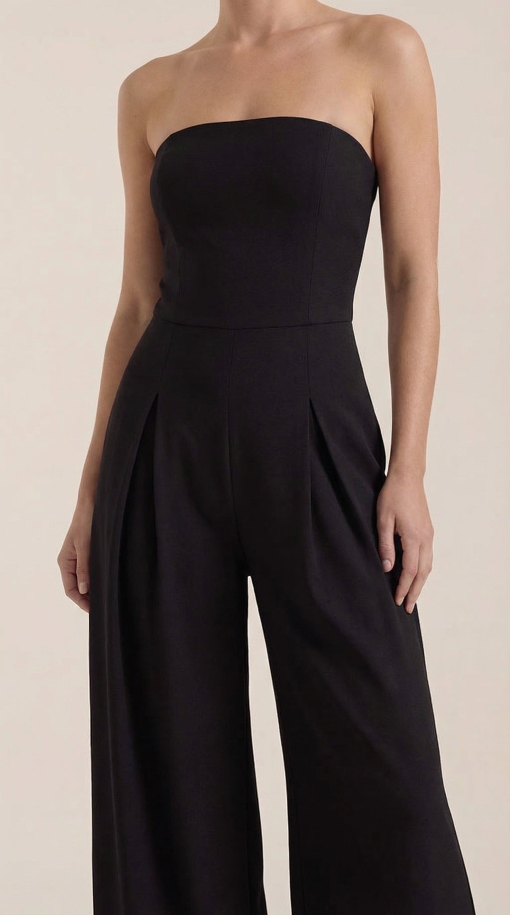 Mono Eliza de Hombros Descubiertos y Pierna Ancha