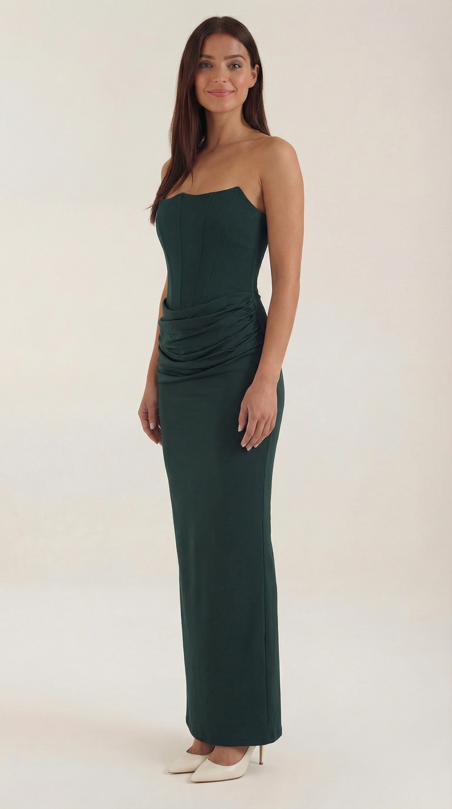 Vestido Maxi Fiorella con Corsé