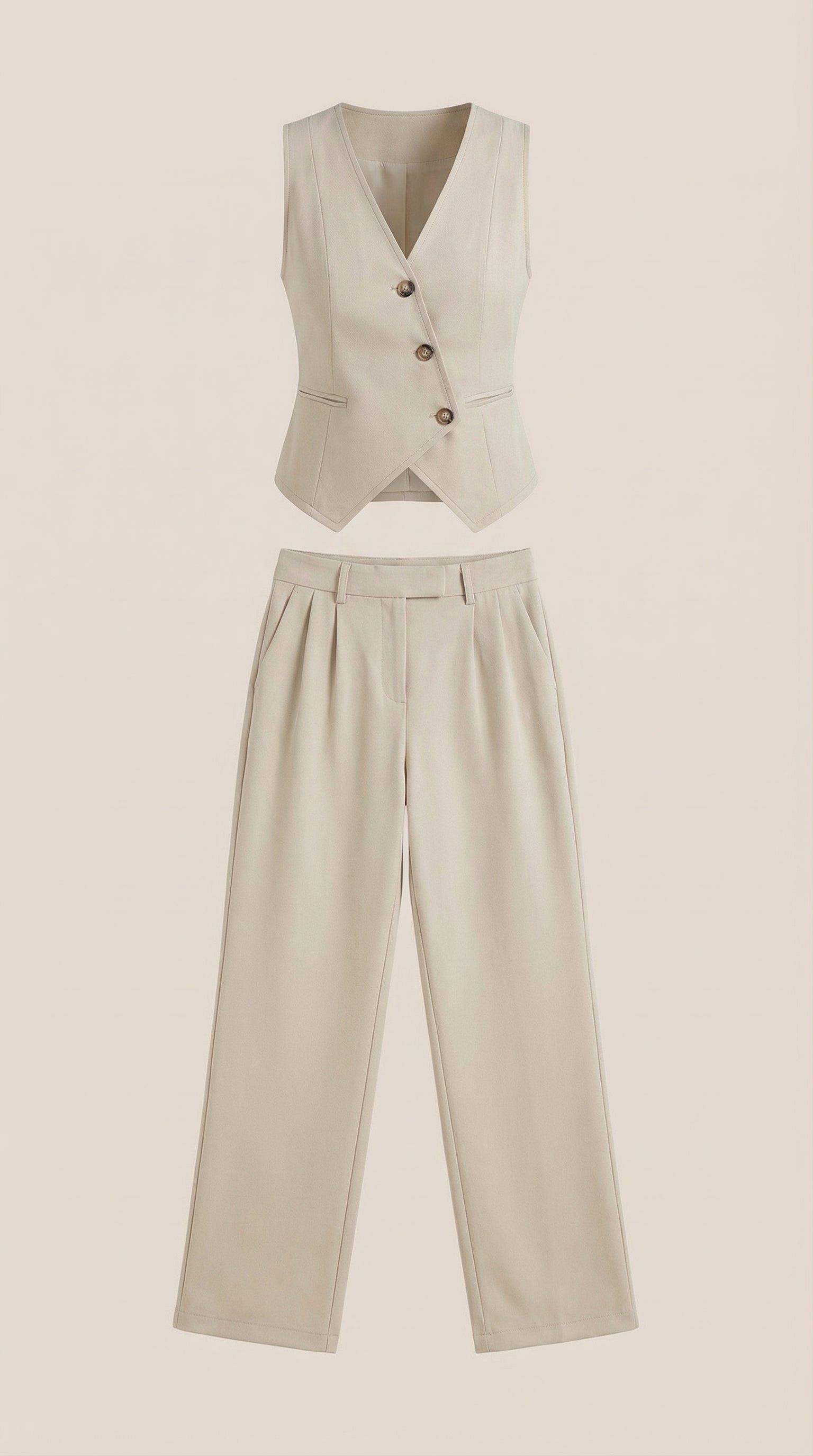 Conjunto Ginger de Chaleco Entallado y Pantalón
