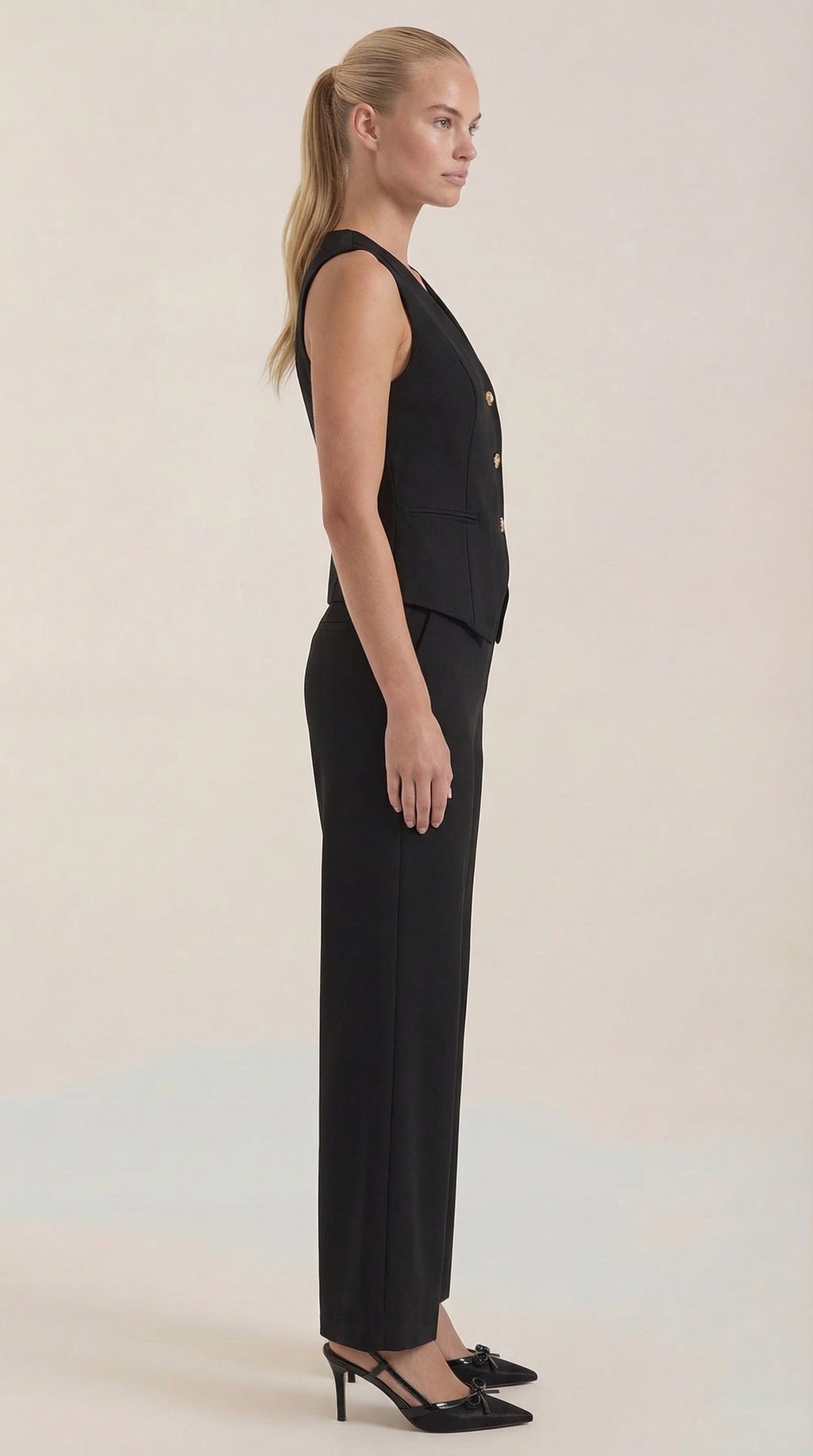 Conjunto Ginger de Chaleco Entallado y Pantalón