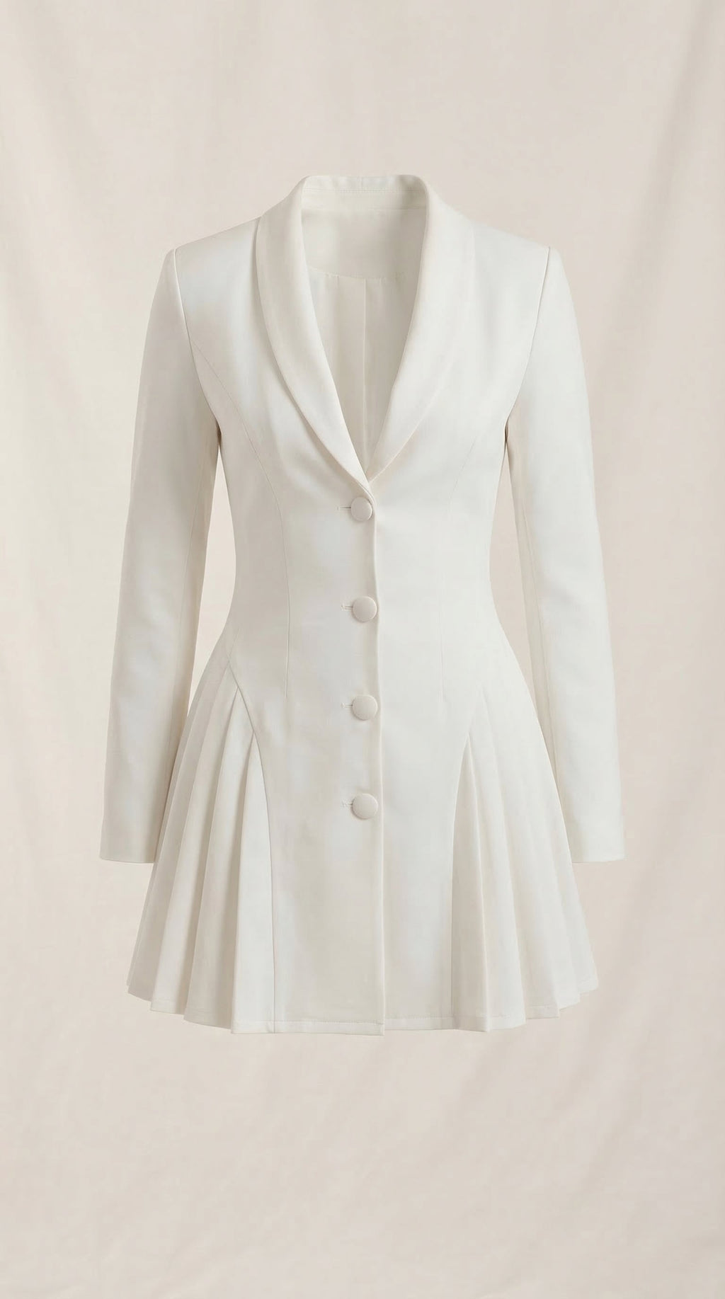 Vestido Blazer Mini Glenda con Falda Plisada