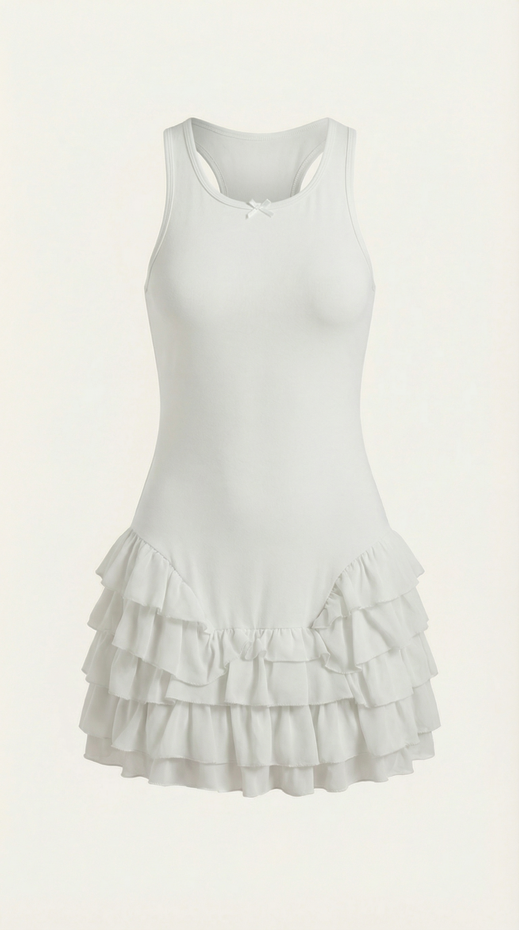 Vestido Mini Gwen con Falda de Volantes