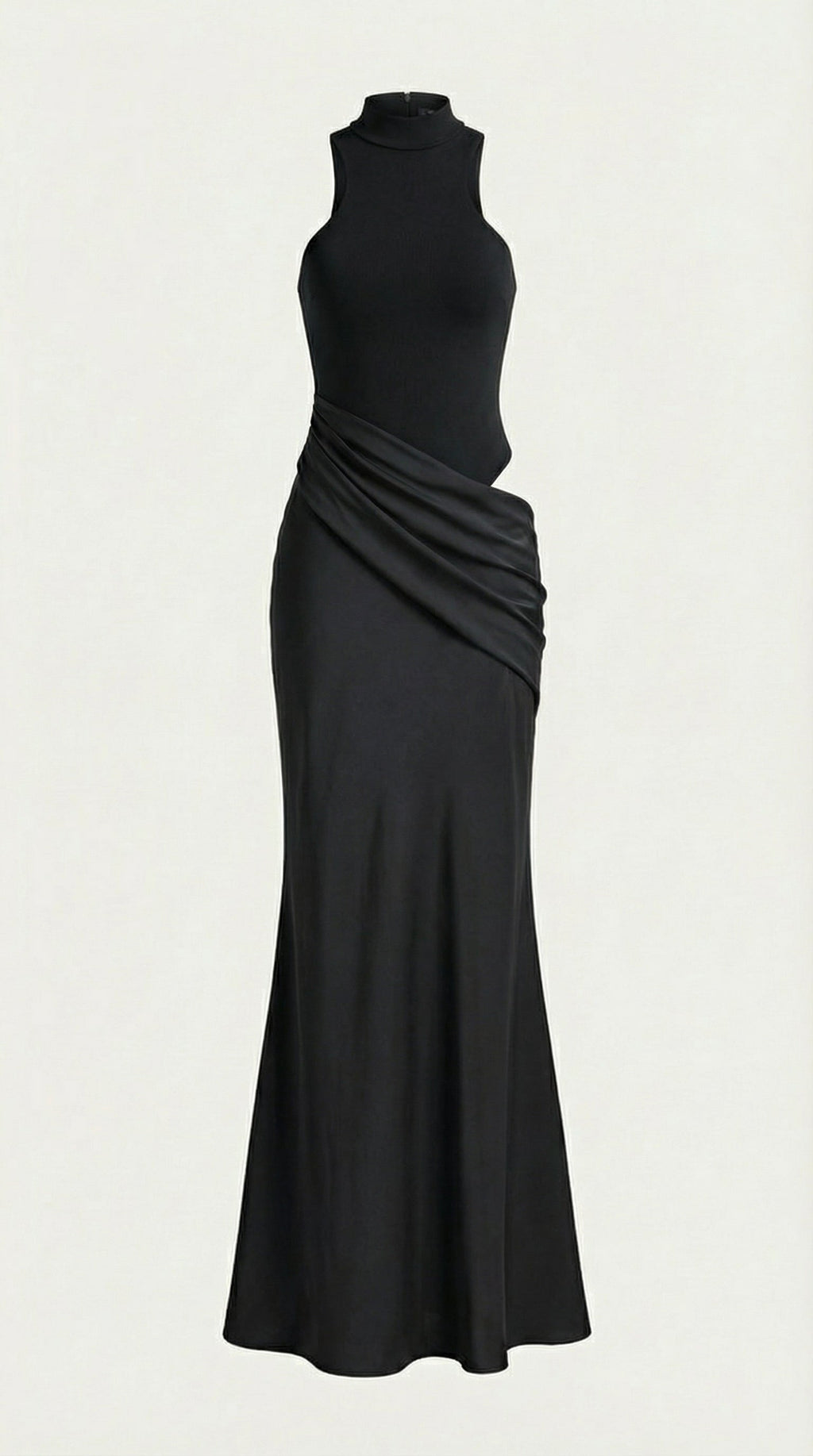 Vestido Maxi Hester con Cuello Alto