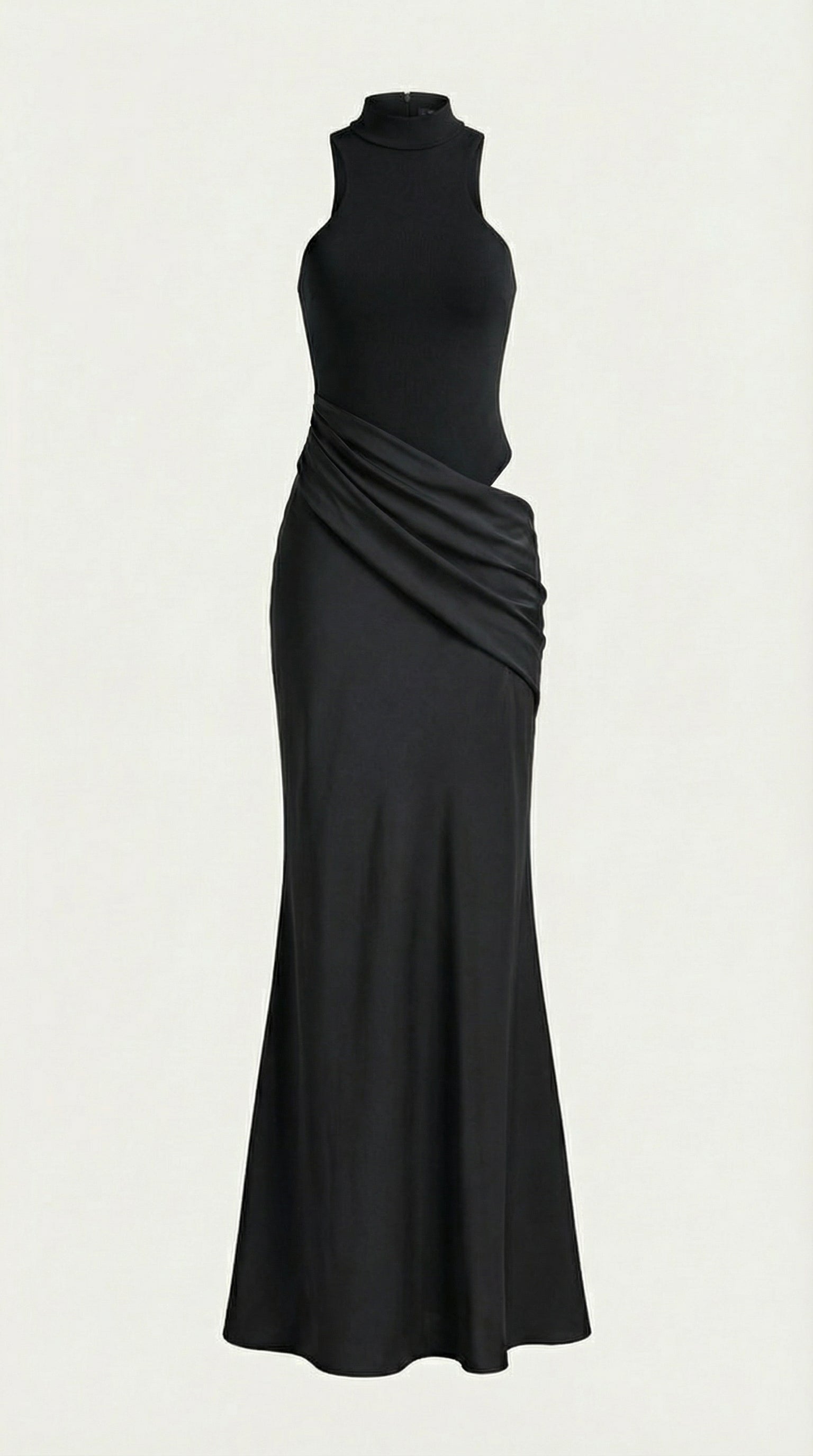 Vestido Maxi Hester con Cuello Alto