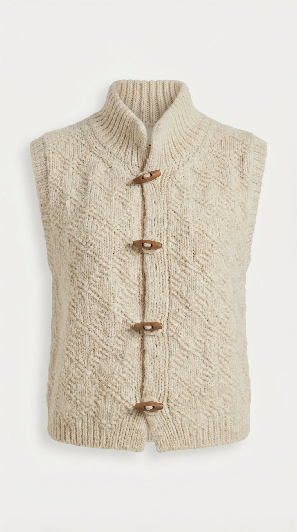 Chaleco de Punto Nellie con Textura