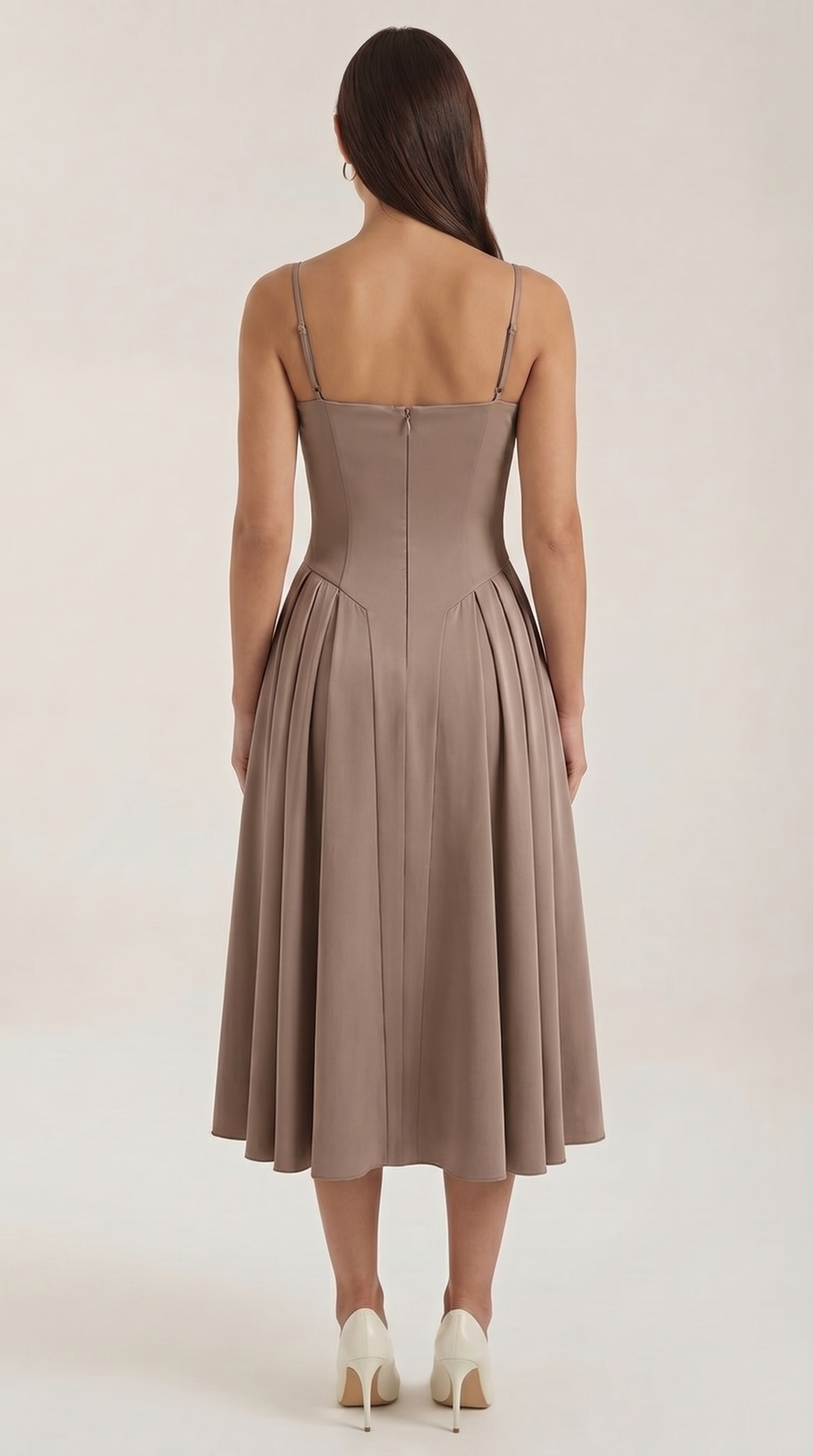 Vestido Midi Odette con Corsé