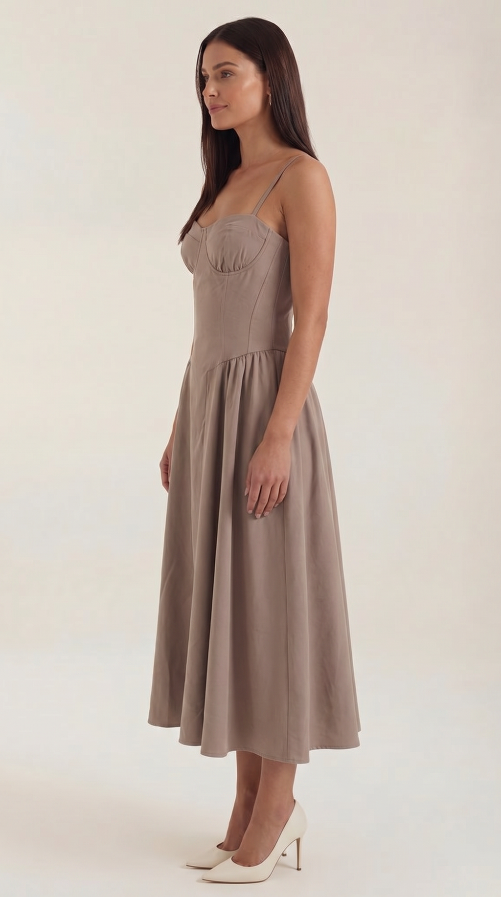 Vestido Midi Odette con Corsé