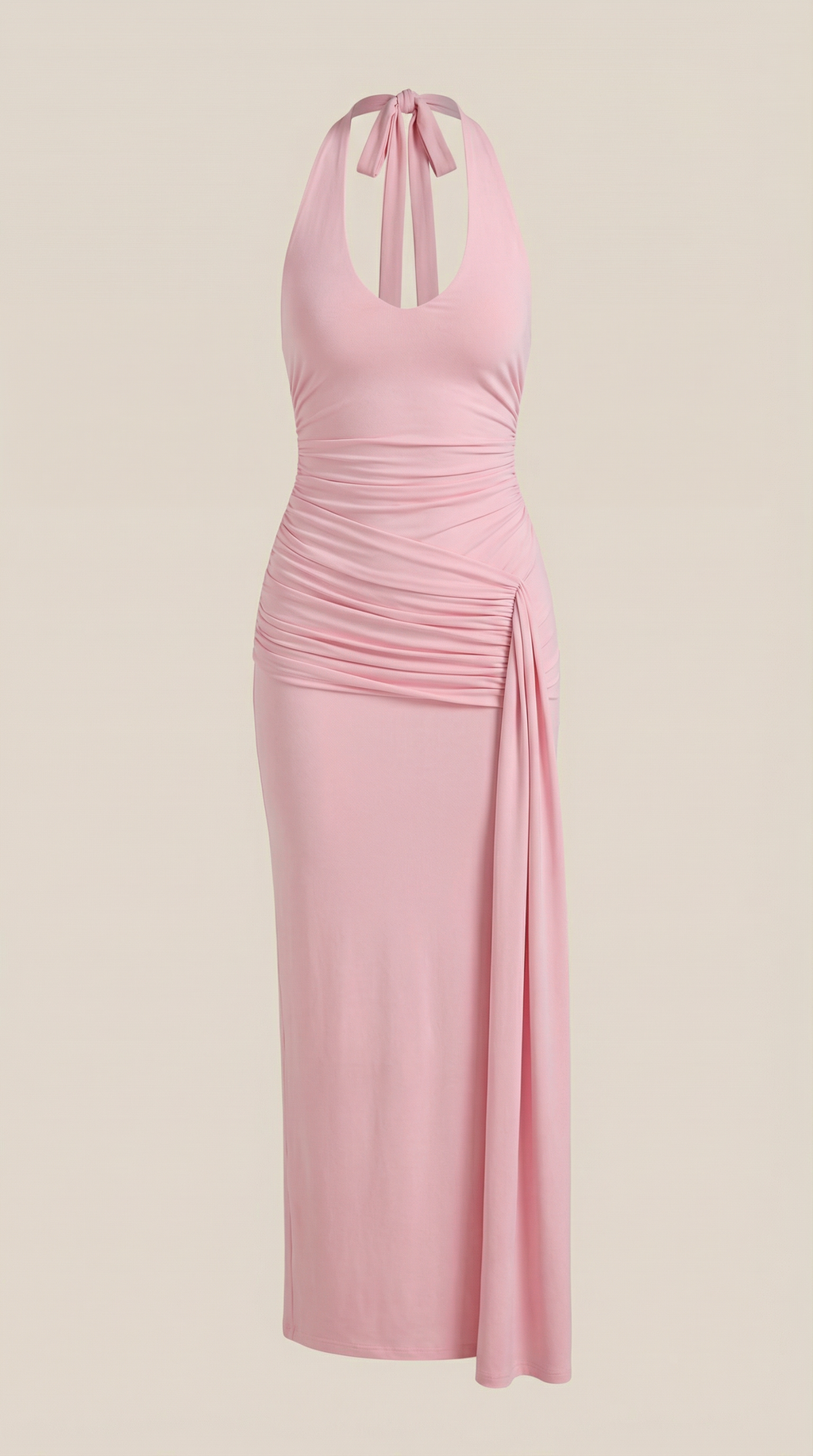 Vestido Maxi Paulette con Escote Halter
