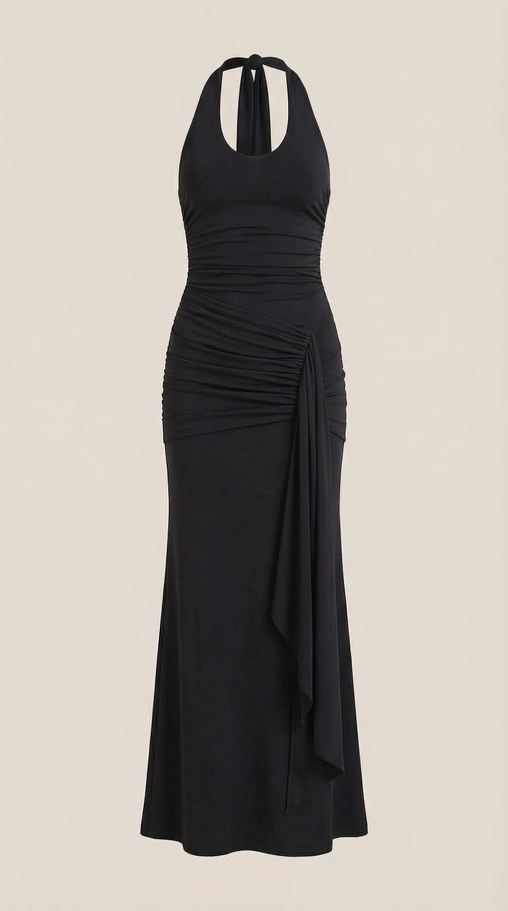 Vestido Maxi Paulette con Escote Halter