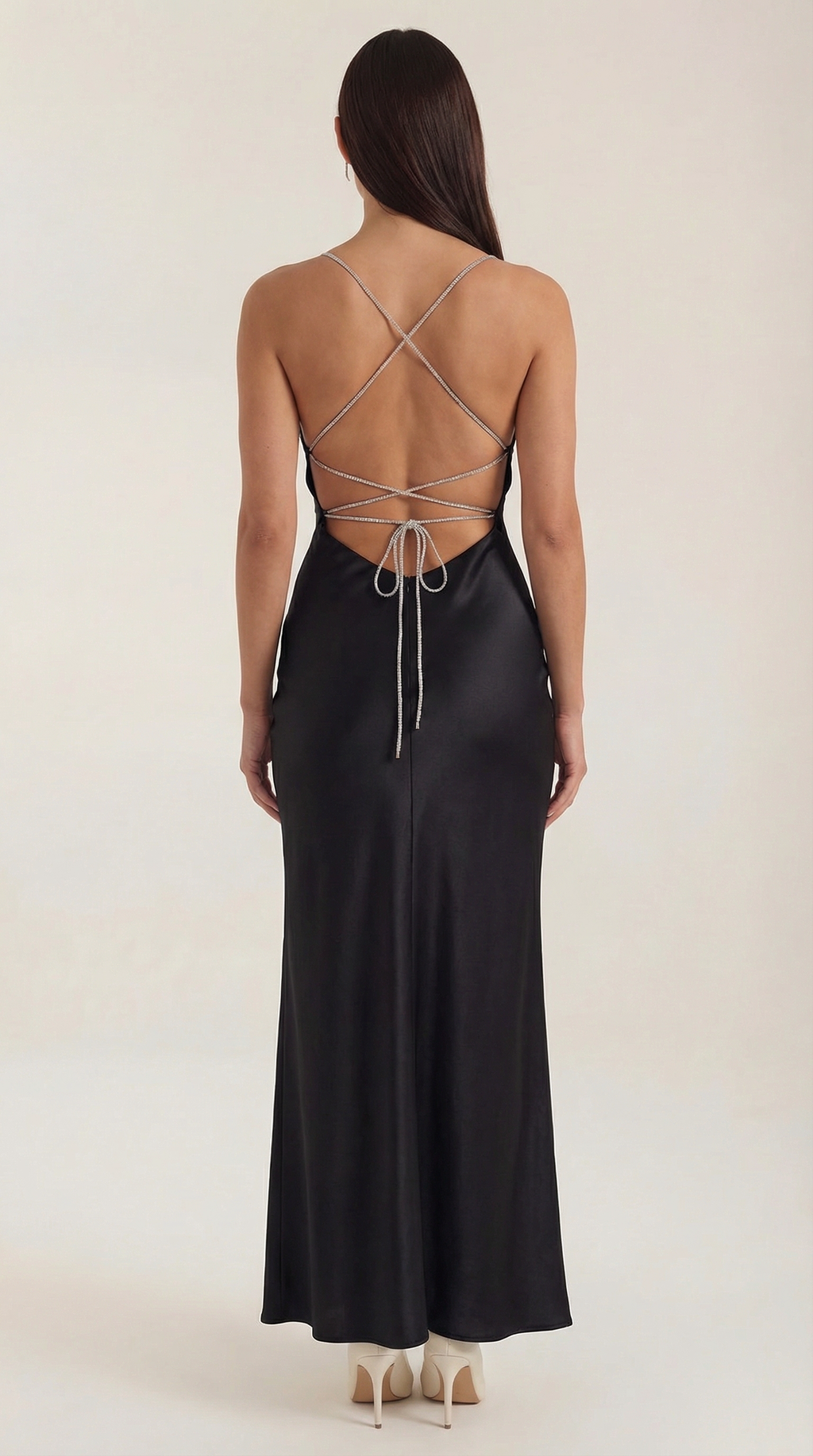 Vestido Maxi Lencero Rhiannon de Tacto Seda