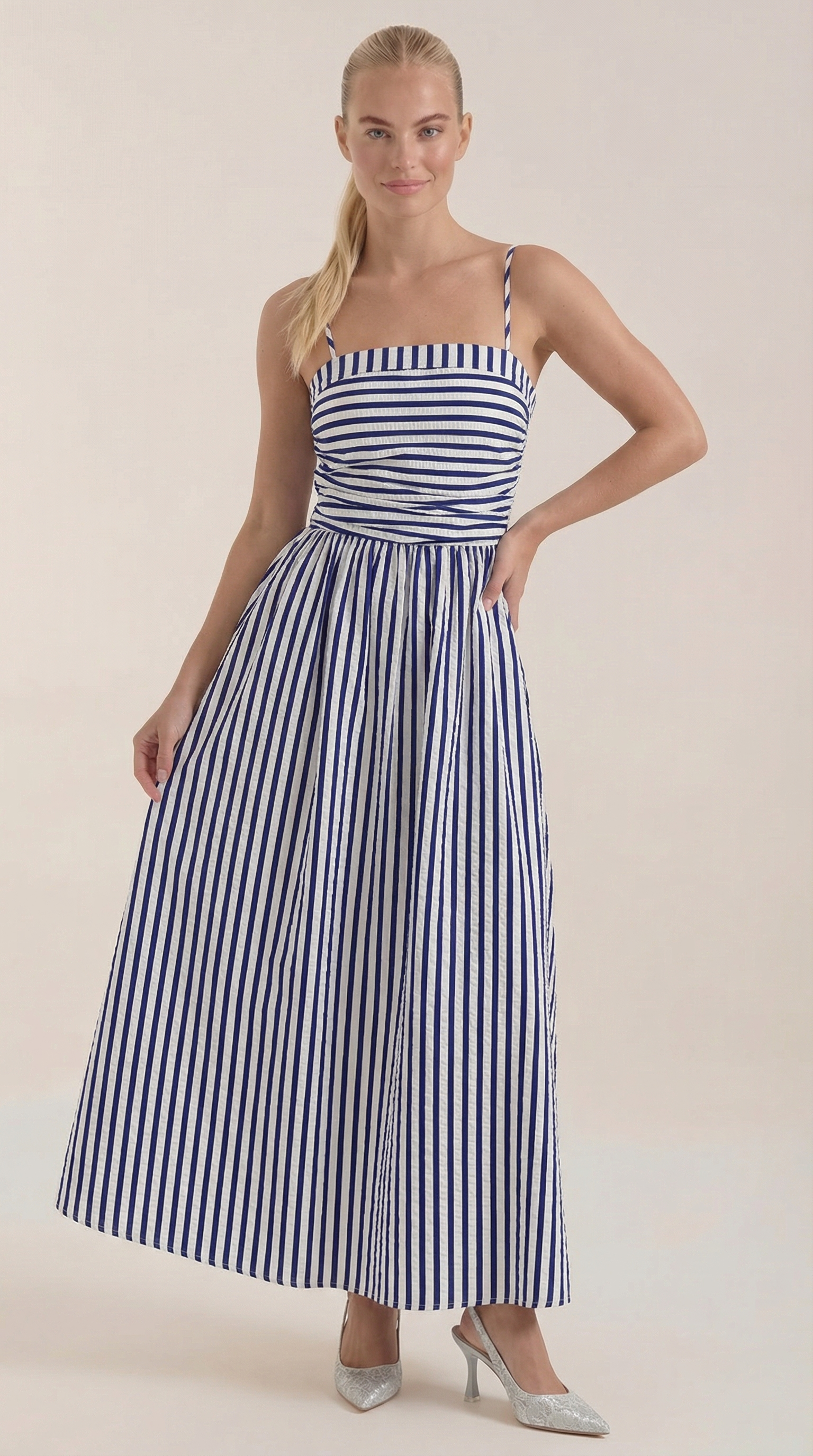 Vestido Maxi Sandra de Rayas