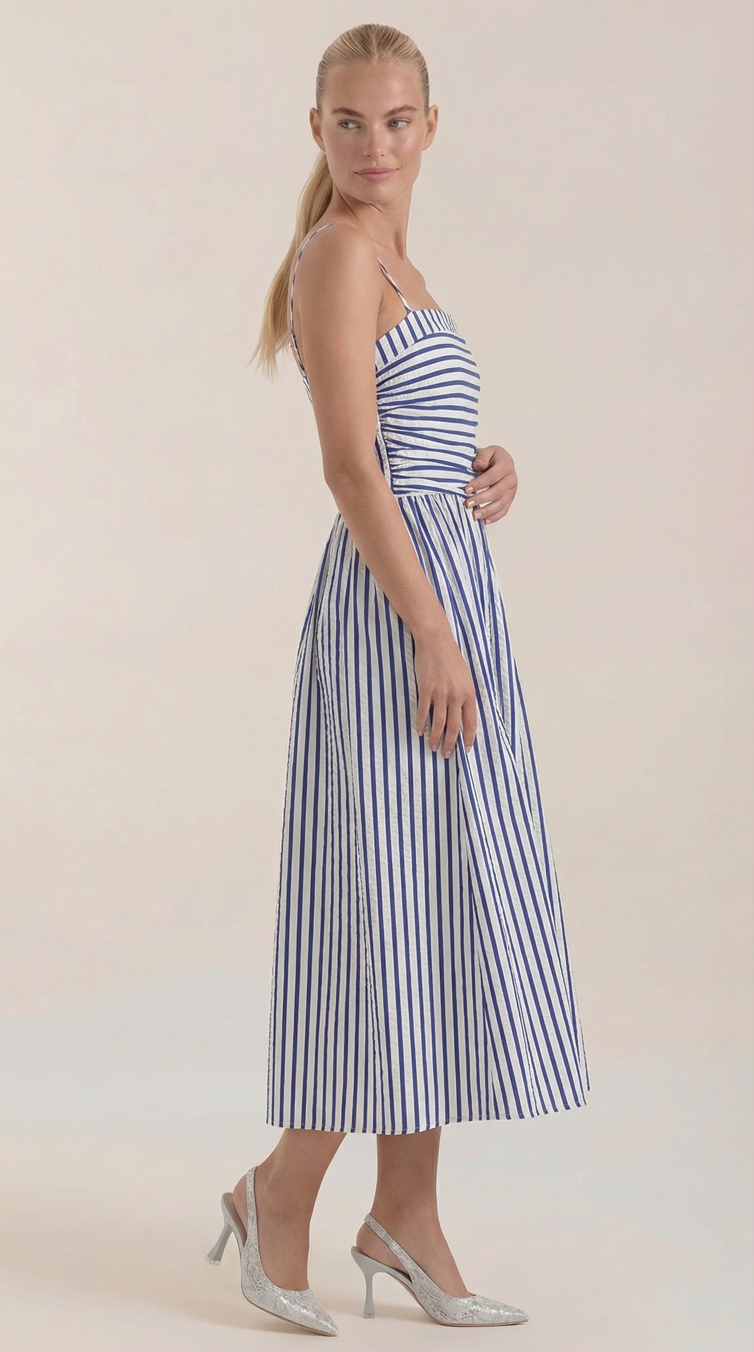 Vestido Maxi Sandra de Rayas