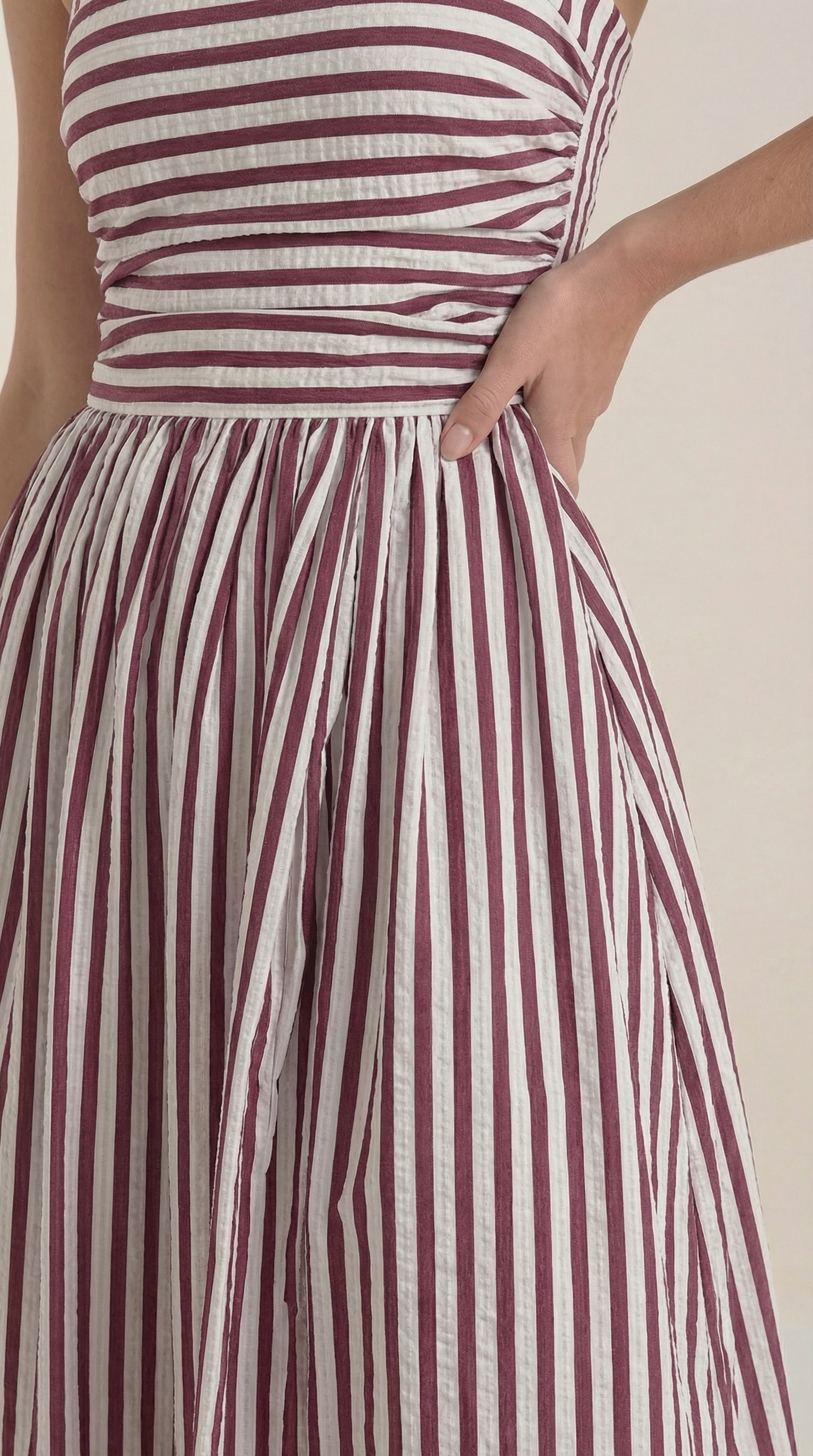 Vestido Maxi Sandra de Rayas