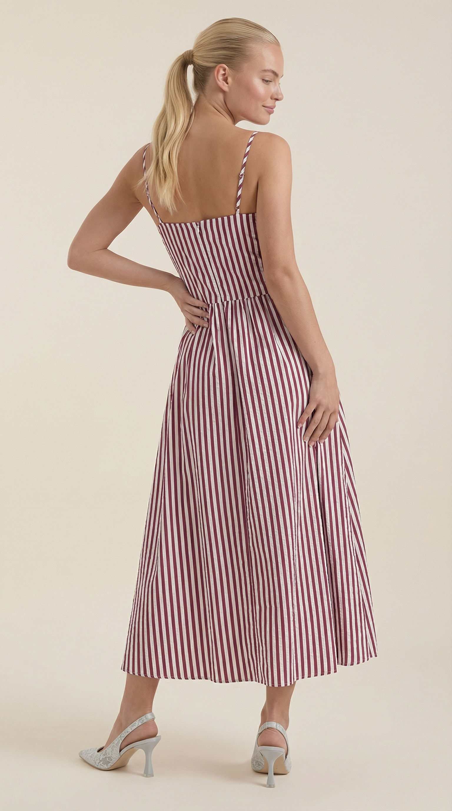Vestido Maxi Sandra de Rayas